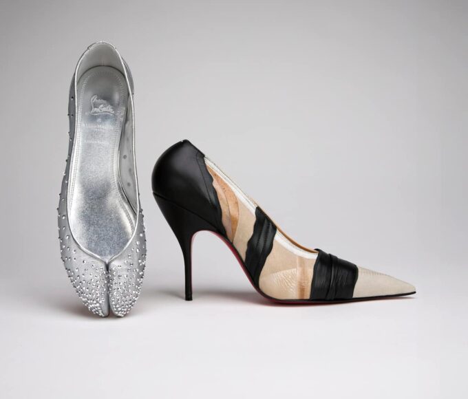 Louboutin y Margiela lanzan una colaboración única.