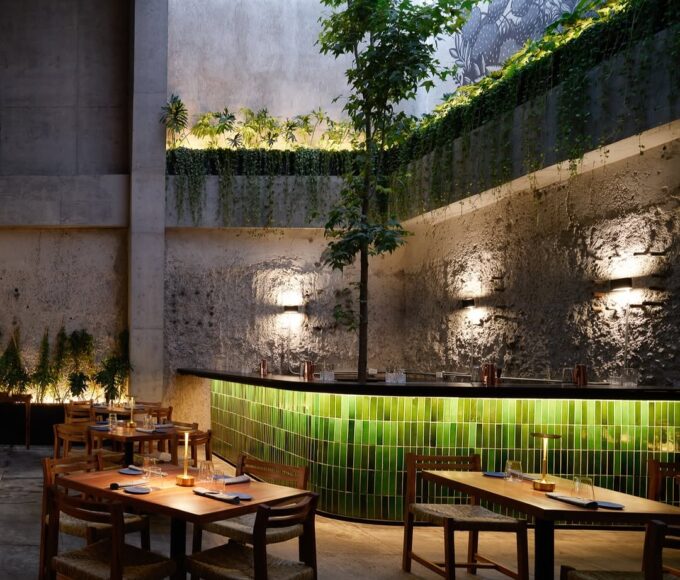 Restaurante Octavia en la colonia Roma.