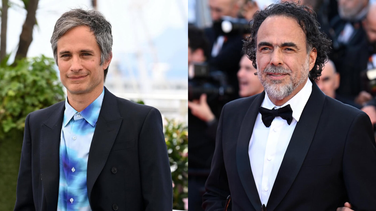 Gael García y Alejandro González Iñarritu celebran 25 años de Amores Perros en Cannes