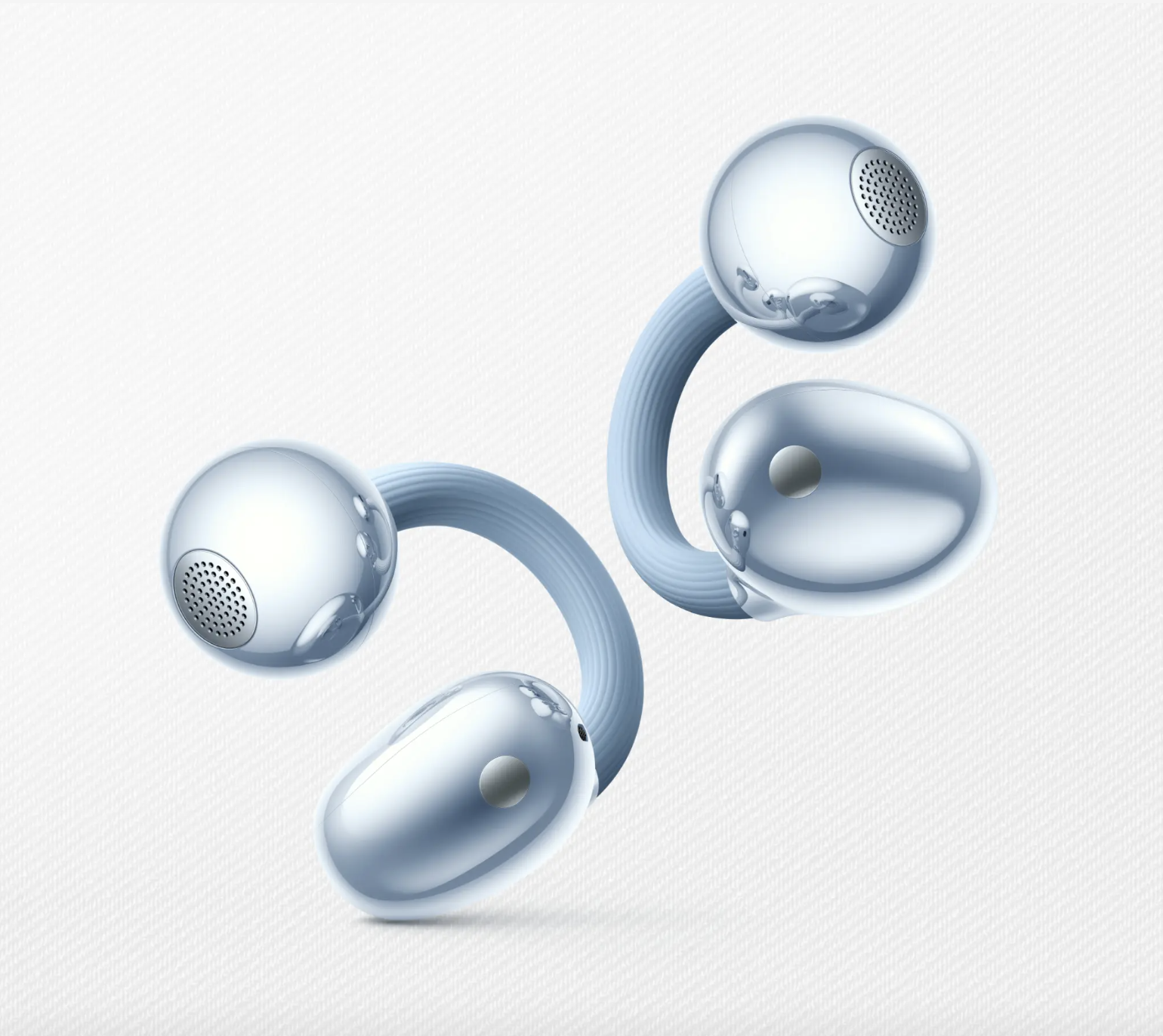 Los audífonos Huawei FreeClip 2 elevan tu estilo: diseño liviano de ajuste abierto que se funde con cualquier look, con batería para playlists interminables y sonido envolvente.