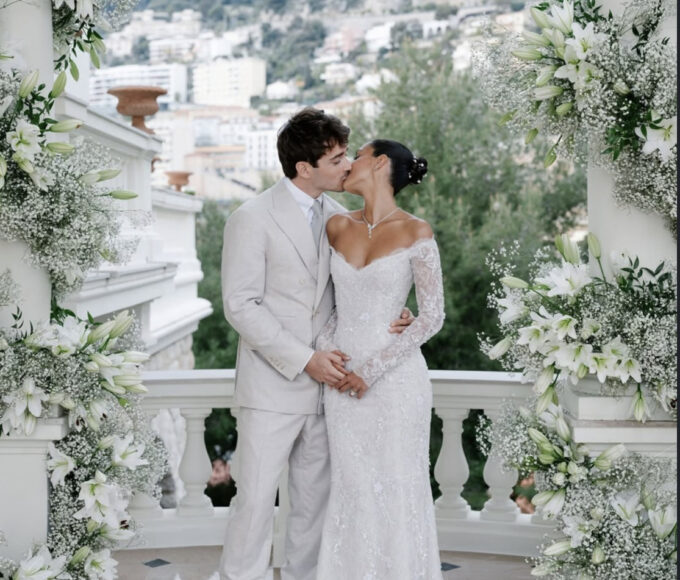 Alexandra y Charles Leclerc