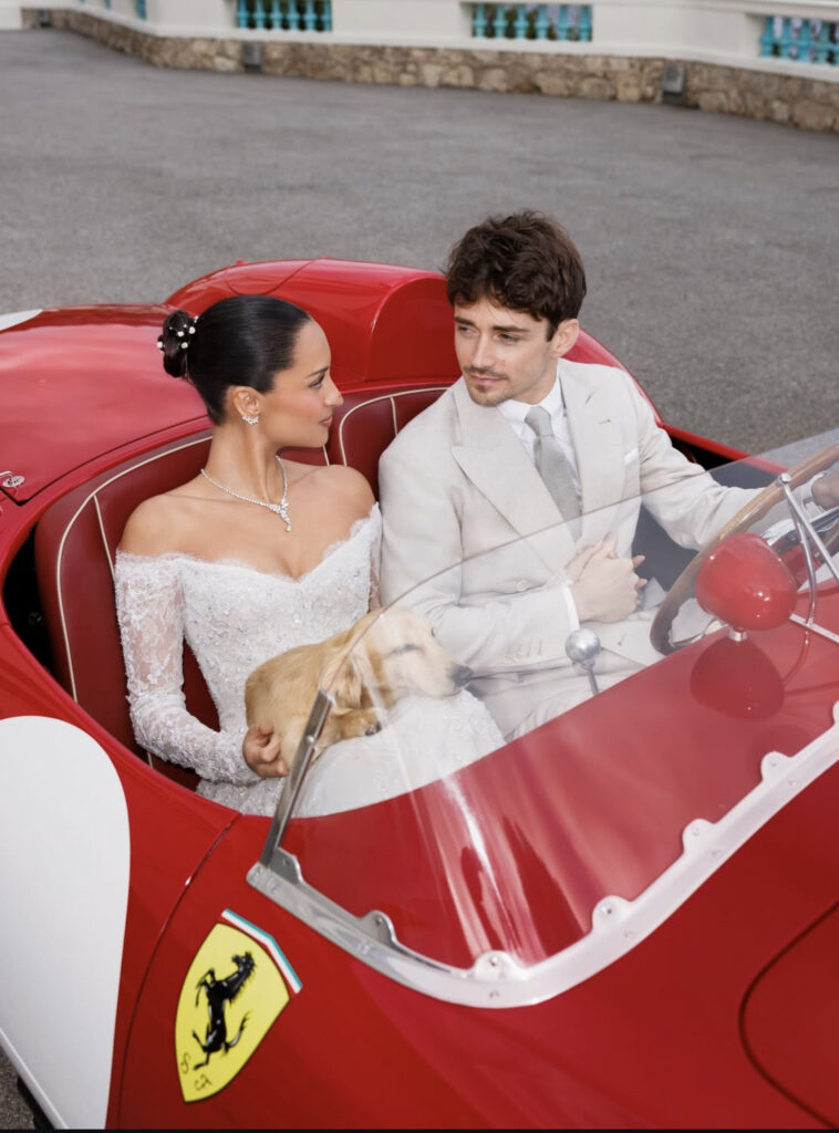 Alexandra y Charles Leclerc