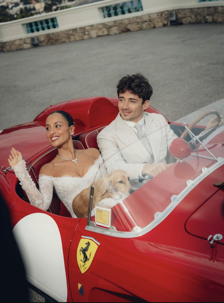 Alexandra y Charles Leclerc