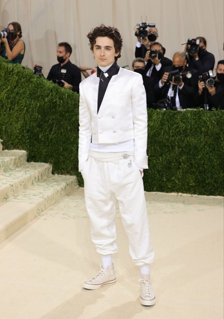 Timothée Chalamet en Haider Ackermann - The Met Gala
