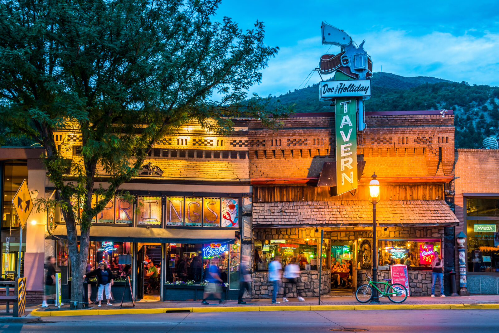 The Doc Holliday Tavern on Grand Avenue in downtown Glenwood Springs.