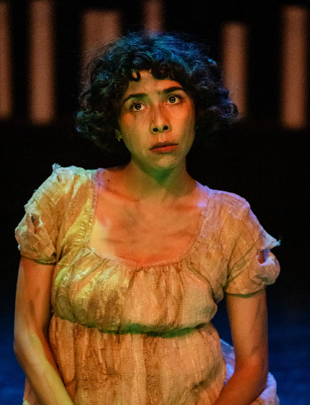 Gilda Mercado durante su participación en Romeo & Juliet de Shakespeare in the Park, producción presentada en el Delacorte Theater de Central Park, Nueva York.