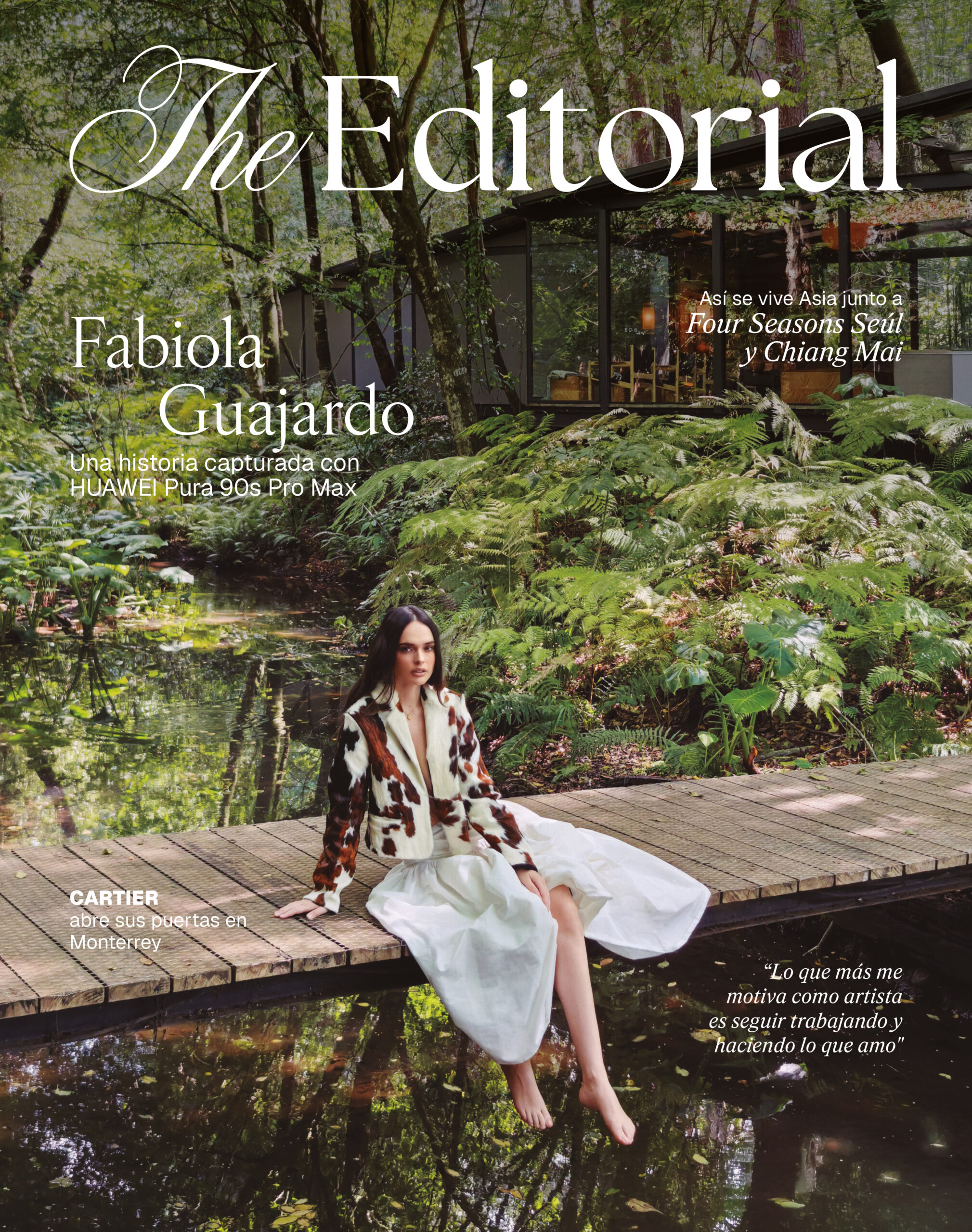 Fabiola Guajardo en portada de The Editorial México