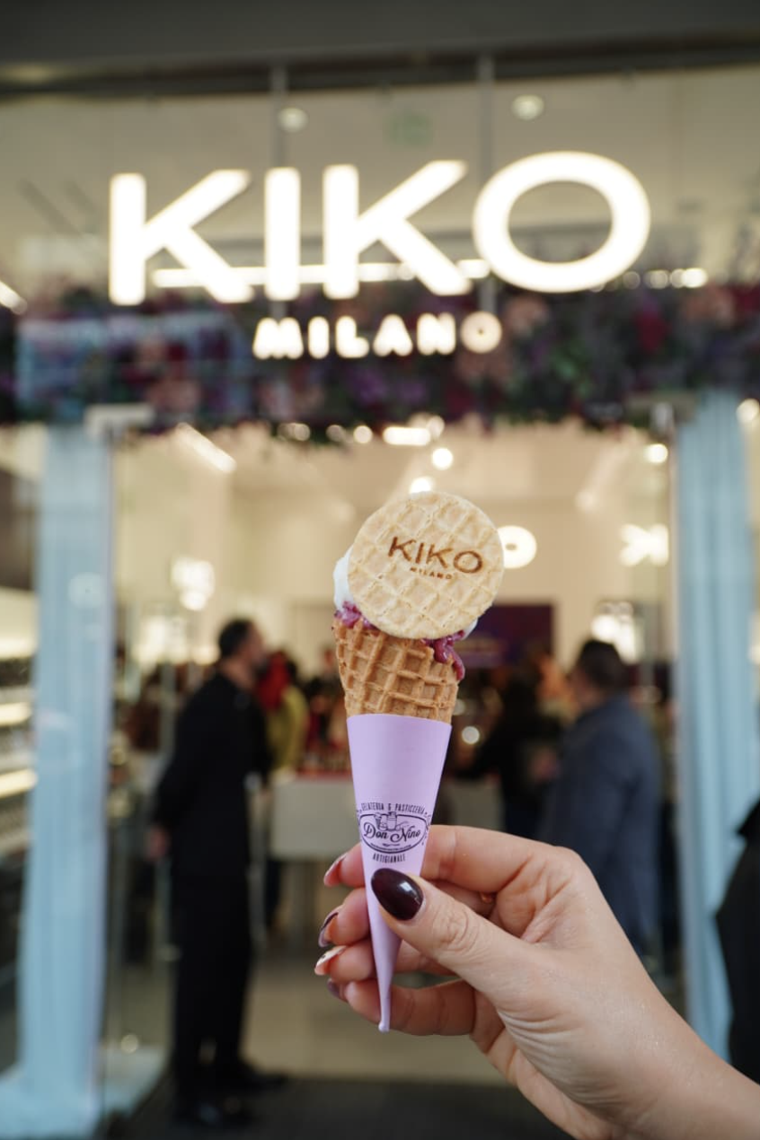 Nueva boutique de KIKO Milano en Oasis Coyoacán durante su apertura en Ciudad de México.