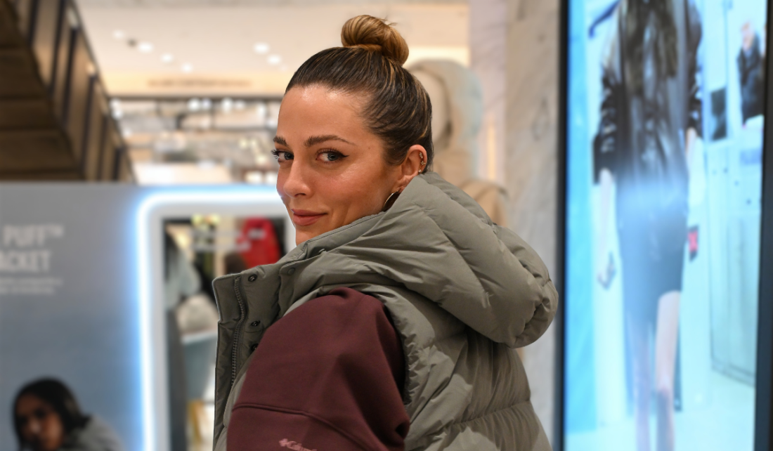 Ana Paula Castro en la pop up store de Columbia en El Palacio de Hierro Polanco