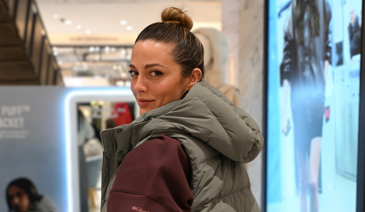 Ana Paula Castro en la pop up store de Columbia en El Palacio de Hierro Polanco