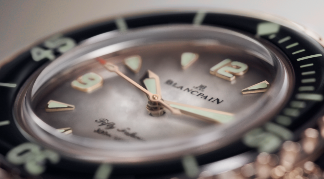 Descubre las creaciones de Blancpain en Maison Peyrelongue 2026, desde Ladybird Lady B y Villeret hasta las emblemáticas versiones de Fifty Fathoms.